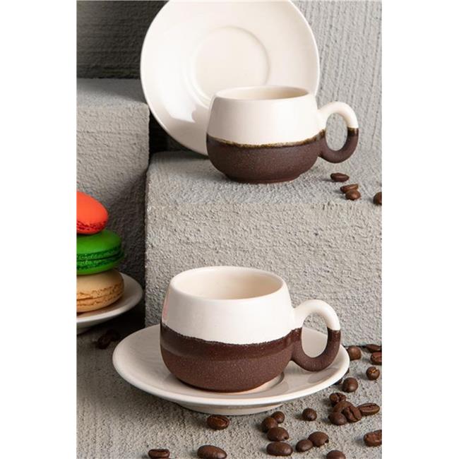 Coffeart El Yapımı Türk Kahvesi, Espresso Fincan Seti 2�li Akayev