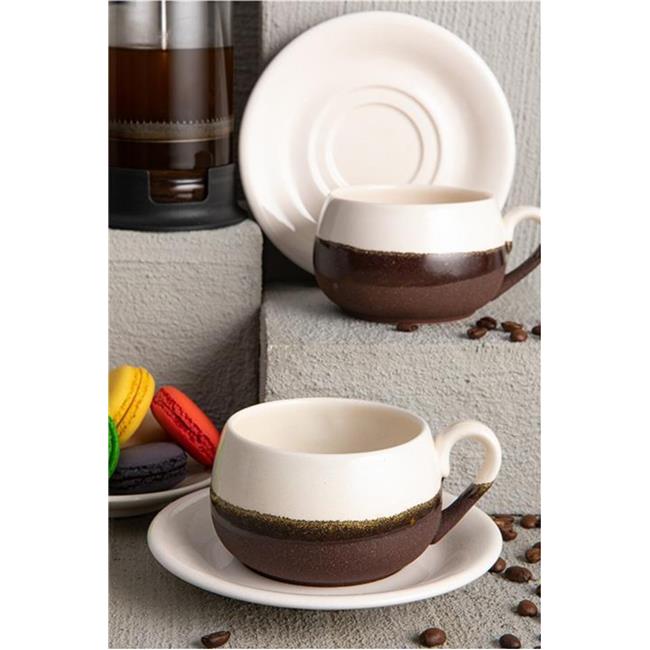 Coffeart El Yapımı Nescafe, Mocha, Americano, Filtre Kahve Fincanı 2li