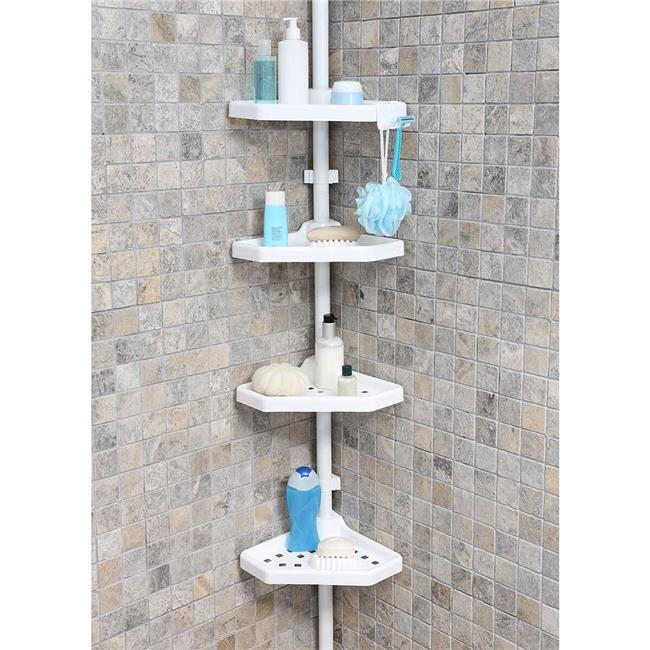 Primanova Yaylı Banyo Köşe Seti Beyaz