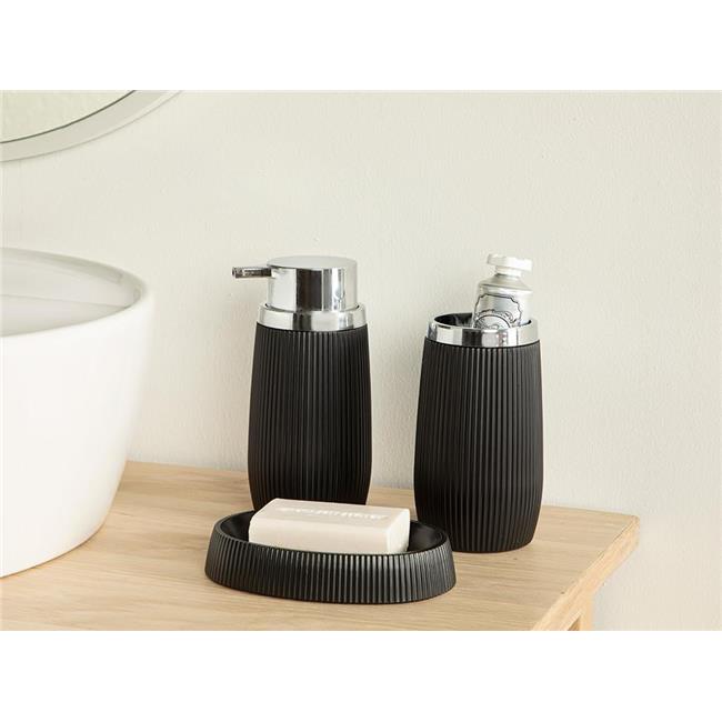 English Home Evelyn 3'lü Banyo Seti Siyah