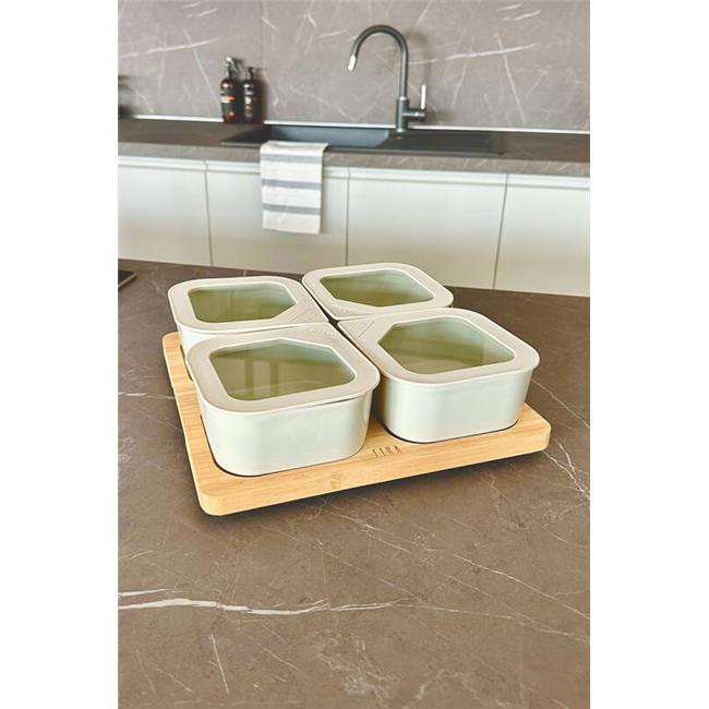 Neoflam Fika One 4'lü Kahvaltı Seti - Bej