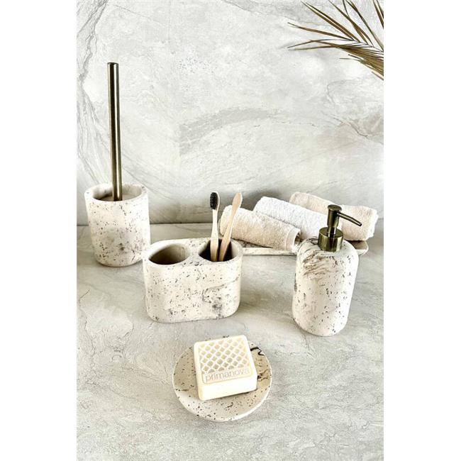 Primanova Octavia 5li Banyo Seti Bej