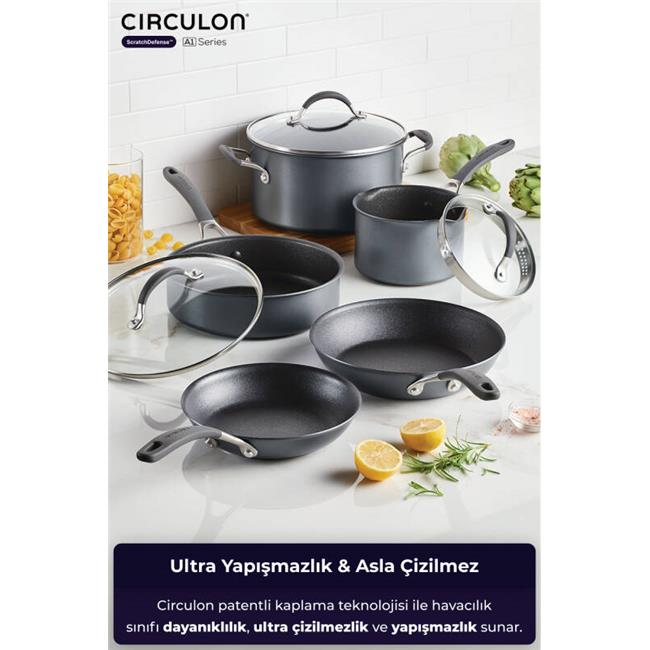 Circulon 8 Parça Tencere Tava Seti