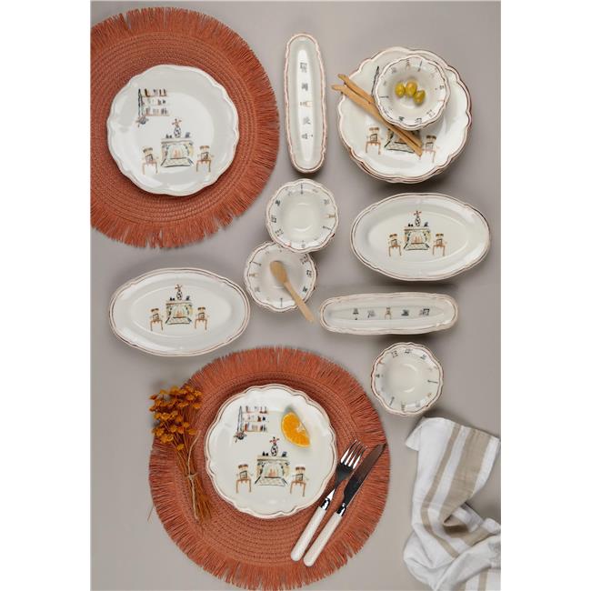 Porser Fulya Faylinn Kahvaltı Takımı 6 Kişilik 14 Parça