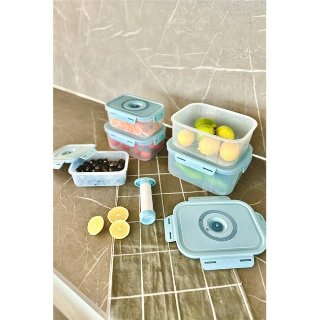 Primanova Seoul Vakumlu Taze Ürün Saklama Kabı 5'li Set