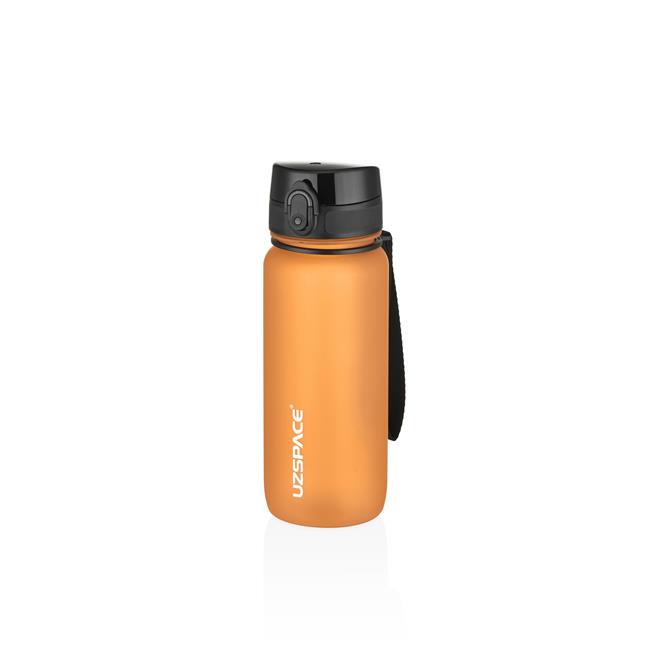 Uzspace 650ml Soft Touch Tritan Su Matarası Turuncu