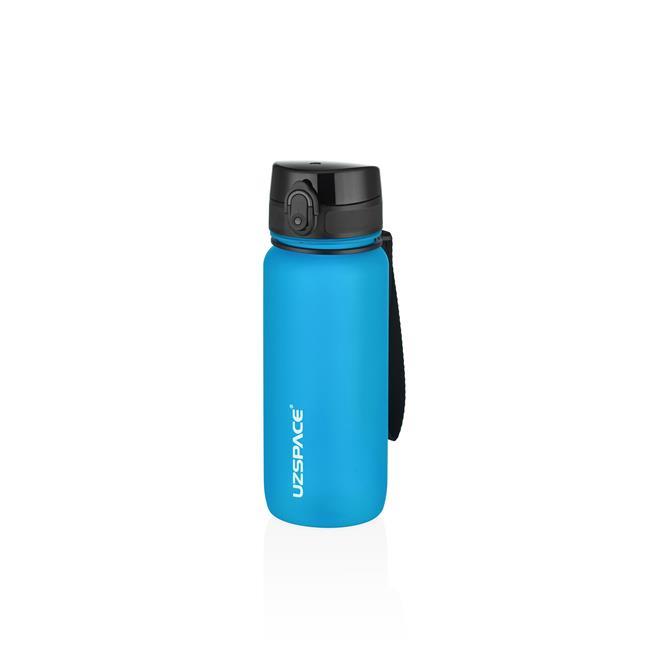Uzspace 650ml Soft Touch Tritan Su Matarası Mavi