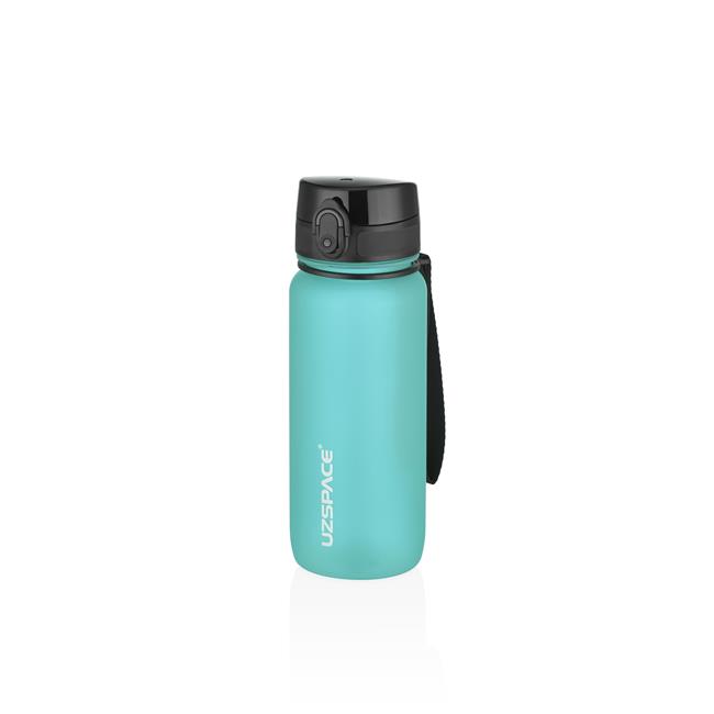Uzspace 650ml Soft Touch Tritan Su Matarası Açık Mavi