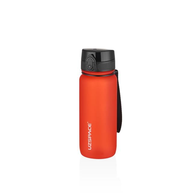 Uzspace 650ml Soft Touch Tritan Su Matarası Kırmızı