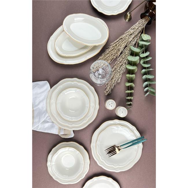 Porser Altın Yaldız Yemek Seti 53 Parça