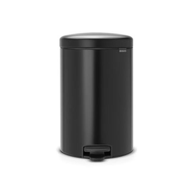Brabantia Newicon Matt Black Pedallı Çöp Kutusu 20 Lt.