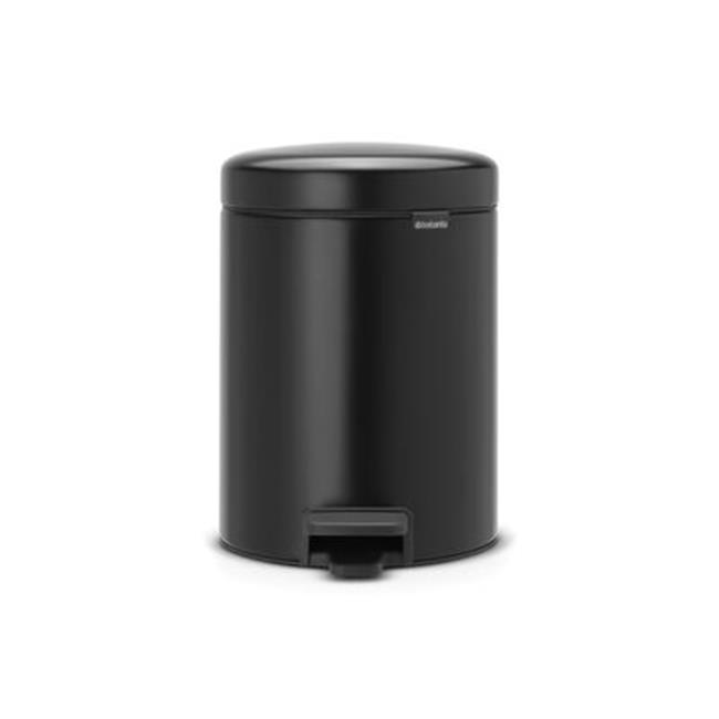 Brabantia Newicon Matt Black Pedallı Çöp Kutusu 5l