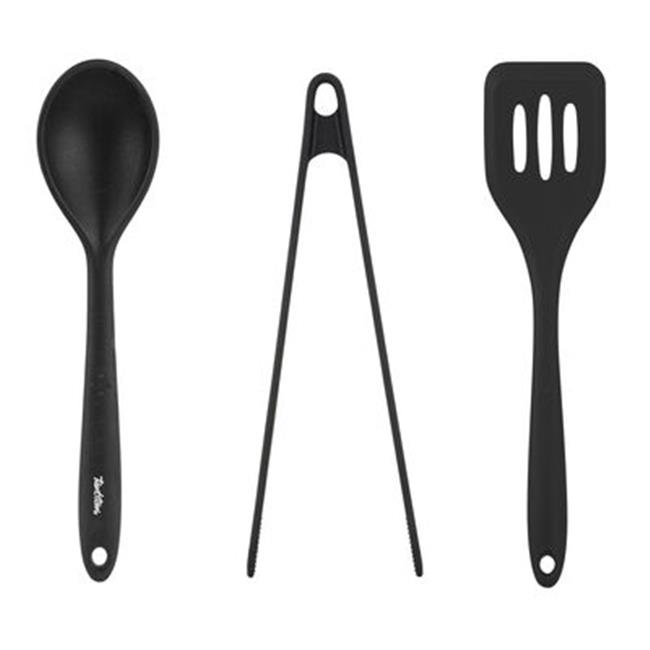 Tantitoni Füme Silikon 3lü Büyük Servis Seti