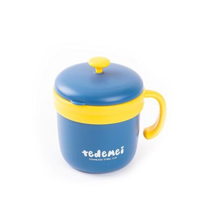 Tantitoni Tedemeı Paslanmaz Çelik Yuvarlak Yemek Taşıma Kabı 260ml