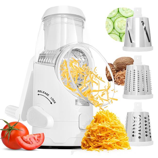 Arow Crusher Dilimleyici Rende - Beyaz