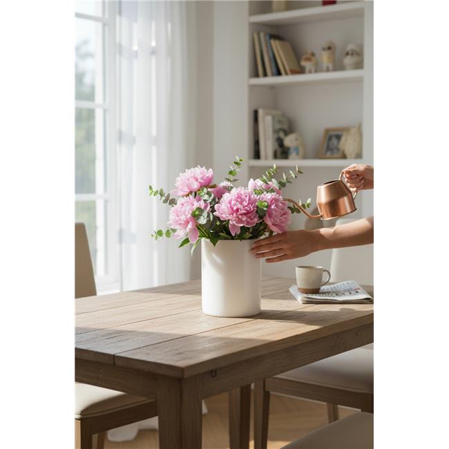 Akayev Mermer Beyaz Saksı