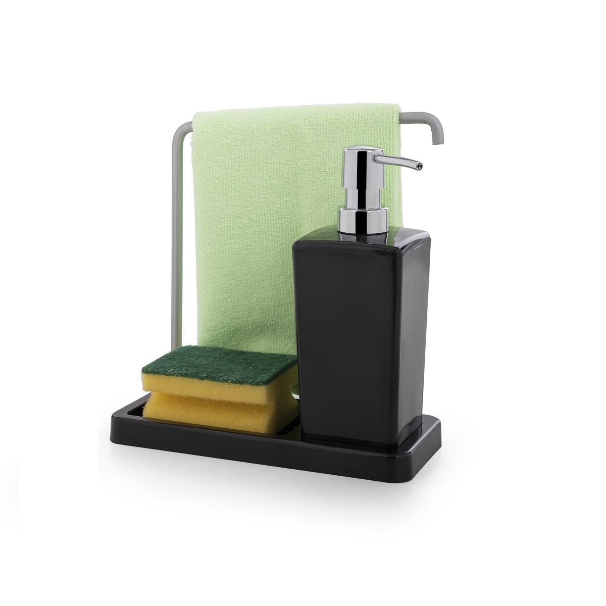 Primanova Luna Mutfak Sıvı Sabunluk Siyah