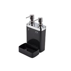 Primanova Viva Mutfak Sıvı Sabunluk Süngerli Siyah